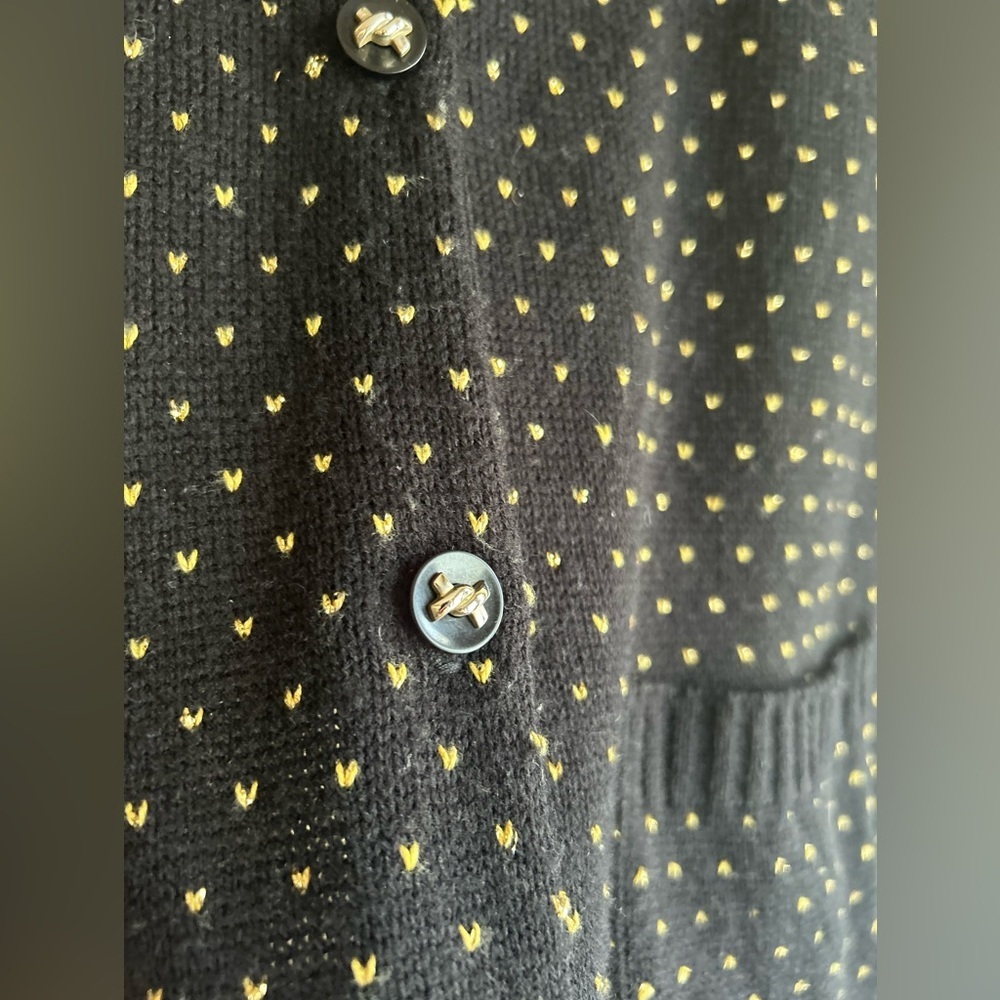 Vintage Lurex knit cardigan - Picture 3 of 13